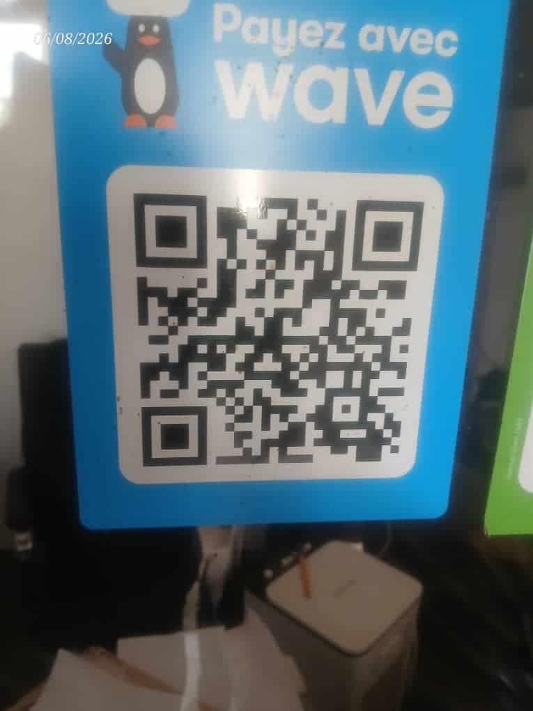 QR code Wave pour payer SR Voyages Canal Horizon